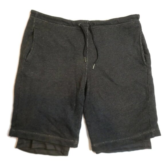 T‎ Alexander Wang Mens Jersey Sweat Shorts Small Gray Cotton